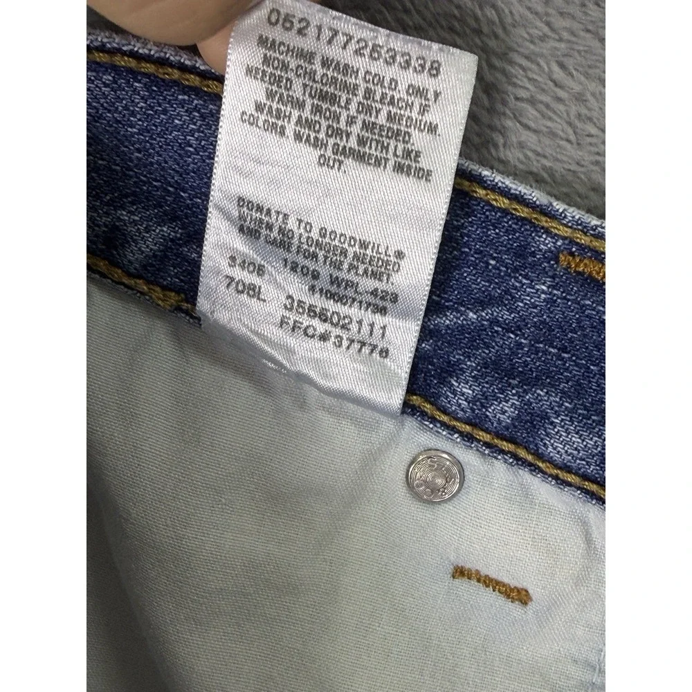 Levis Shorts Mens 38 Blue Light Wash Denim 550 Relaxed Baggy 10